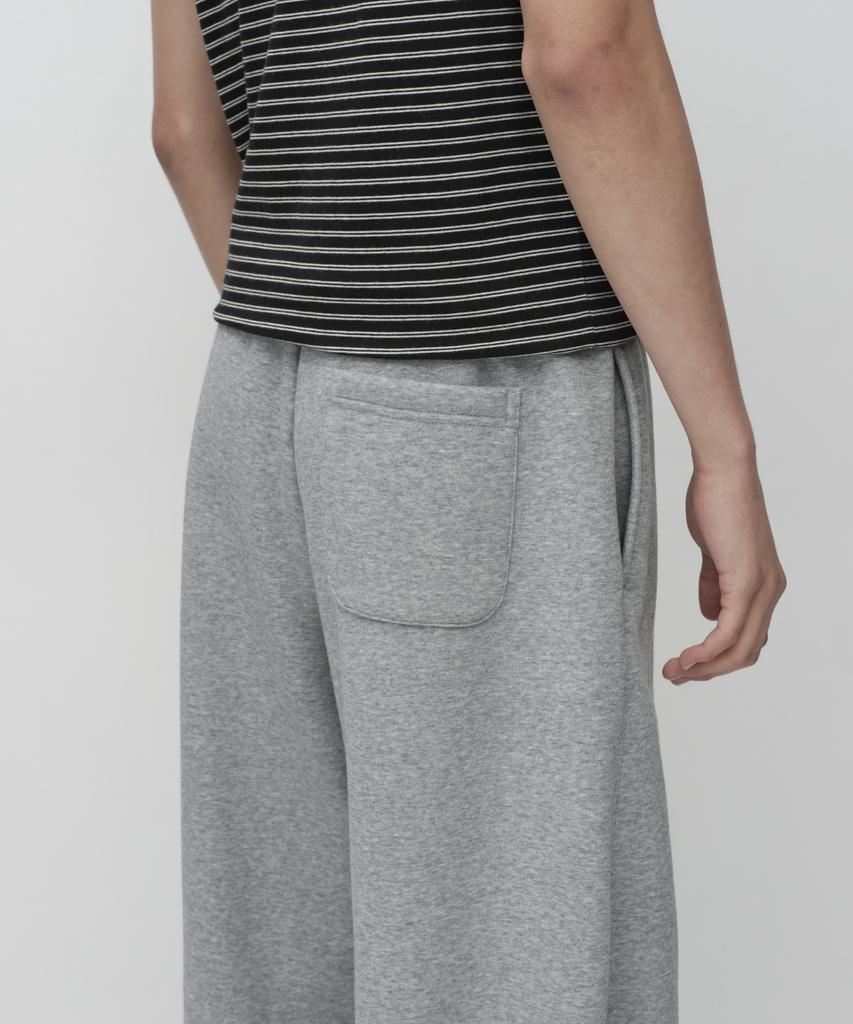 Musinsa Standard Brushed Curved Sweatpants [Medium Grey]