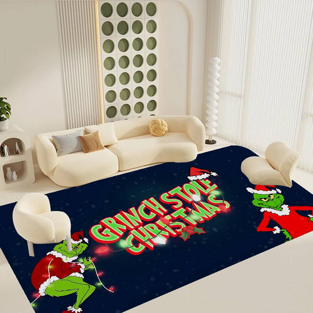 Cartoon THE G-GRINCHS Kitchen Mat Kids Room Bedroom Decoration Balcony Anti-Slip Doormat Living Room Alfombra