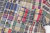 Polo Ralph Lauren Classic Fit Patchwork Madras Check Short Sleeve Size Multi Men's Open-Collar Shirt, XXL, 0104562, [Used]