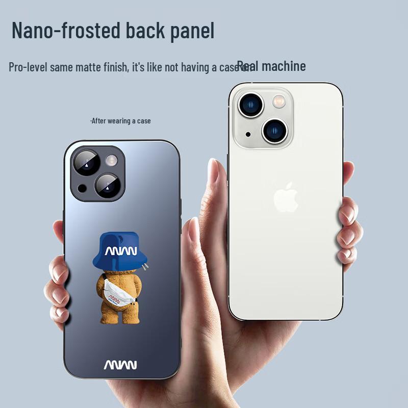 Frostat Björndesign Fulltäckande Telefonfodral för Apple iPhone