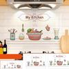 Kitchen Wallpaper Self Adhesive Oil Proof Wall Sticker Waterproof Backsplash Wall Protector