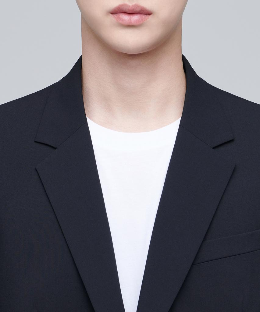 Musinsa Standard [Cooltandard] Relaxed Basic Blazer [Navy]