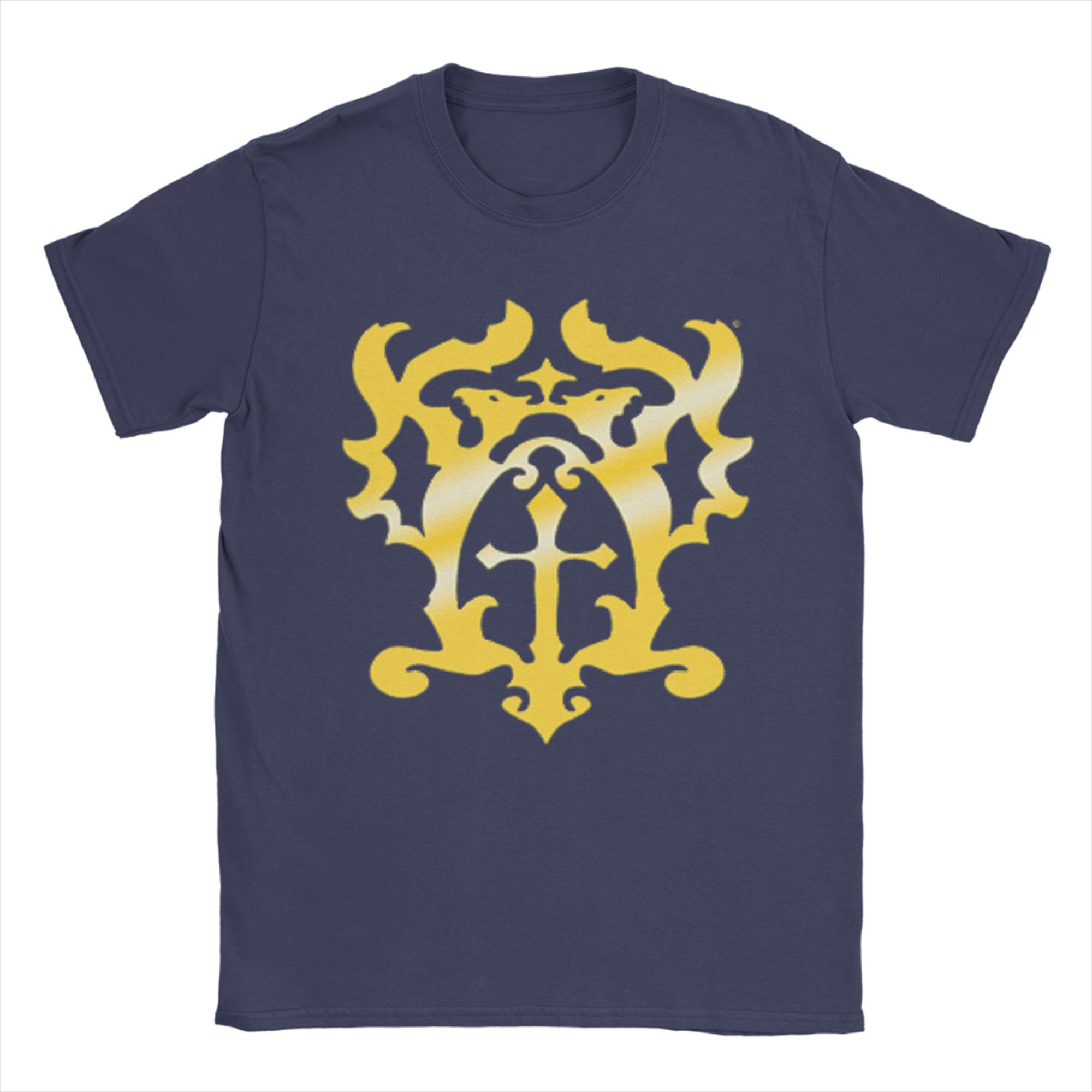 

Castlevania Belmont Crest Left Chest Men T Shirt Casual Tees Short Sleeve Round Neck TShirt Cotton Plus Size Tops 4XL
