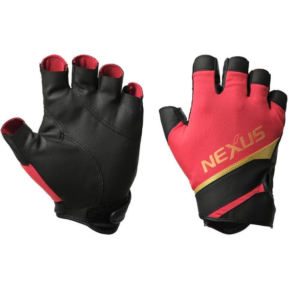 Shimano Nexus Stretch Gloves 5-Finger Cut Red XL