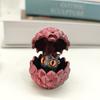 3D Printed Dragon Egg Ornament Vibrant Color Small Size Stress Relief Fidget Toy Adorable Cartoon Dragon Statue