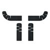 ERGON BT Orthocell Pad Set for Black Road/Gravel/Cyclocross Handlebars,