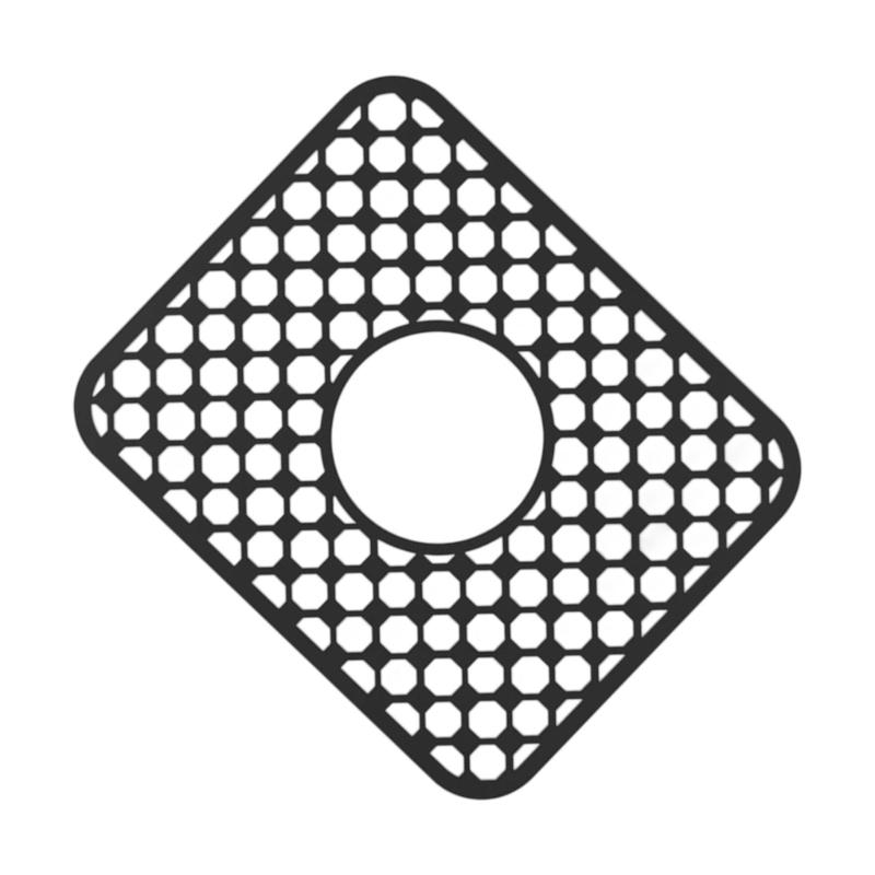 Covorașe antiderapante din silicon pentru chiuveta de bucătărie cu structură cu găuri deschise pentru spălarea vaselor, scurgerea eficientă a apei, previne zgârieturile pe ustensile
