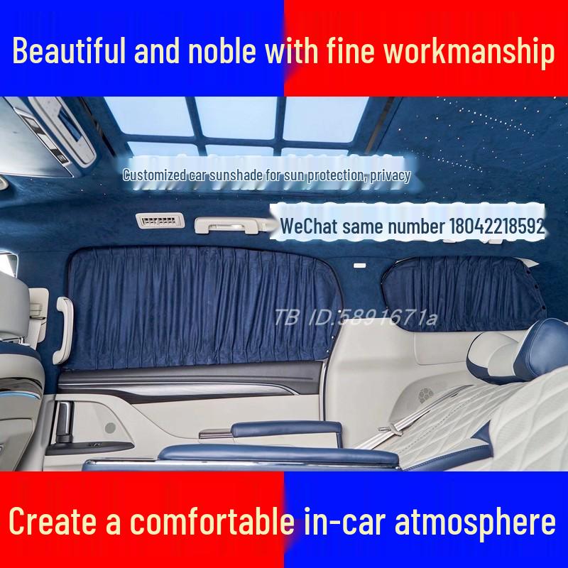 Toyota Prado LC76/Previa Suede Car Sunshade Curtains