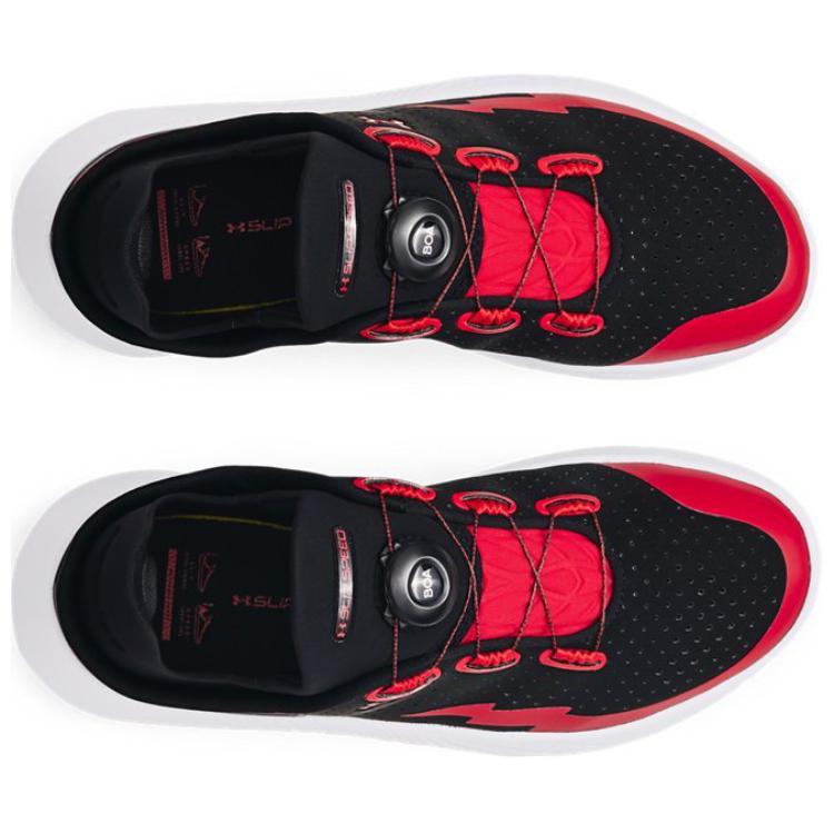 Under Armour SlipSpeed Trainer Shoes Black Red Men 3028457001