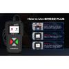 KINGBOLEN BM550 PLUS Tester autobaterií 6V 12V 24V LED displej 100-2000 CCA 2-200Ah Tester alternátoru automobilu Digitální baterie