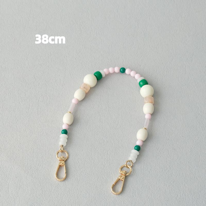 Новая Мода Женская Сумка Аксессуар Съемные Цепи из Конфетных Бусин Милый Акриловый Роскошный Ремешок Женская Элегантная Сумка Плечевая Ручка Цепь 38CM