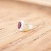 Pink Rubellite Gemstone 925 Sterling Silver Jewelry Ring For Anniversary Gift RR-61-14