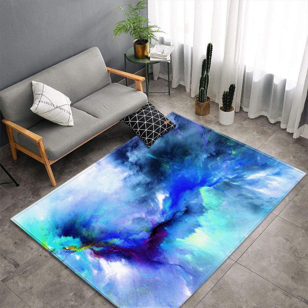 Simple And Mysterious Starry Sky Living Room Carpet Bedroom Dining Room Floor Mat Pattern Size