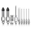 9Pcs Grease Gun Needle Nozzle Kit Durable for Narrow Spaces Automotive Parts and Industrial Machinery Maintenance
