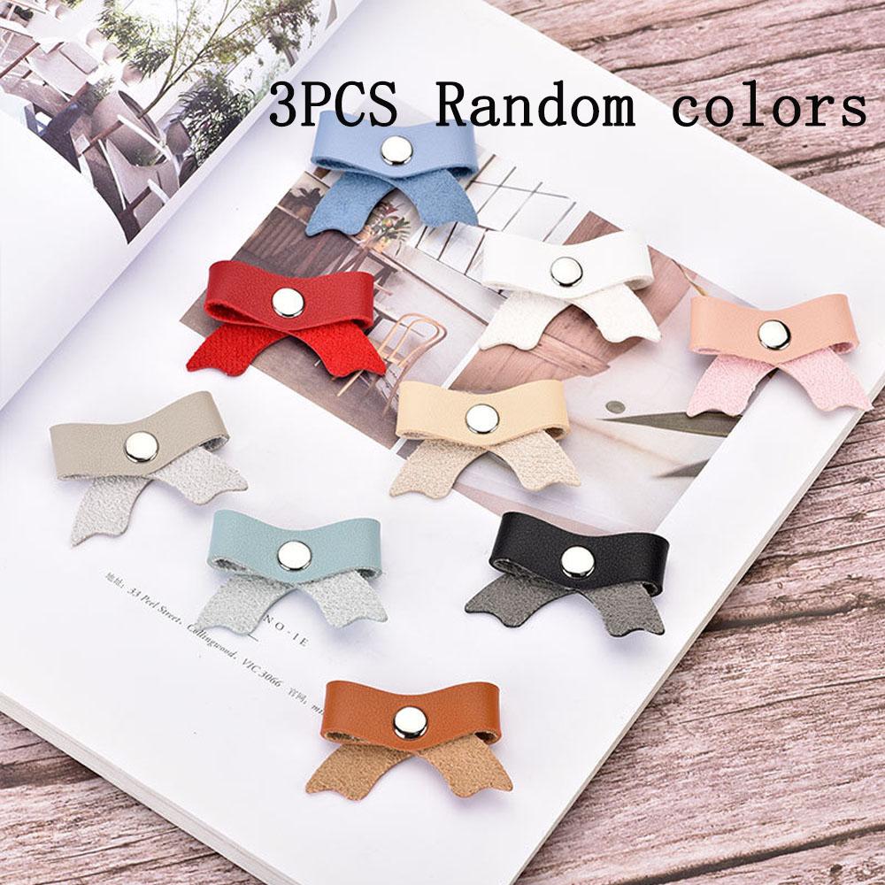 3/6/8PCS Cord Organizer, Leather Cable Management, Cable Straps, Earphone Winder, Storage Straps for Electronics