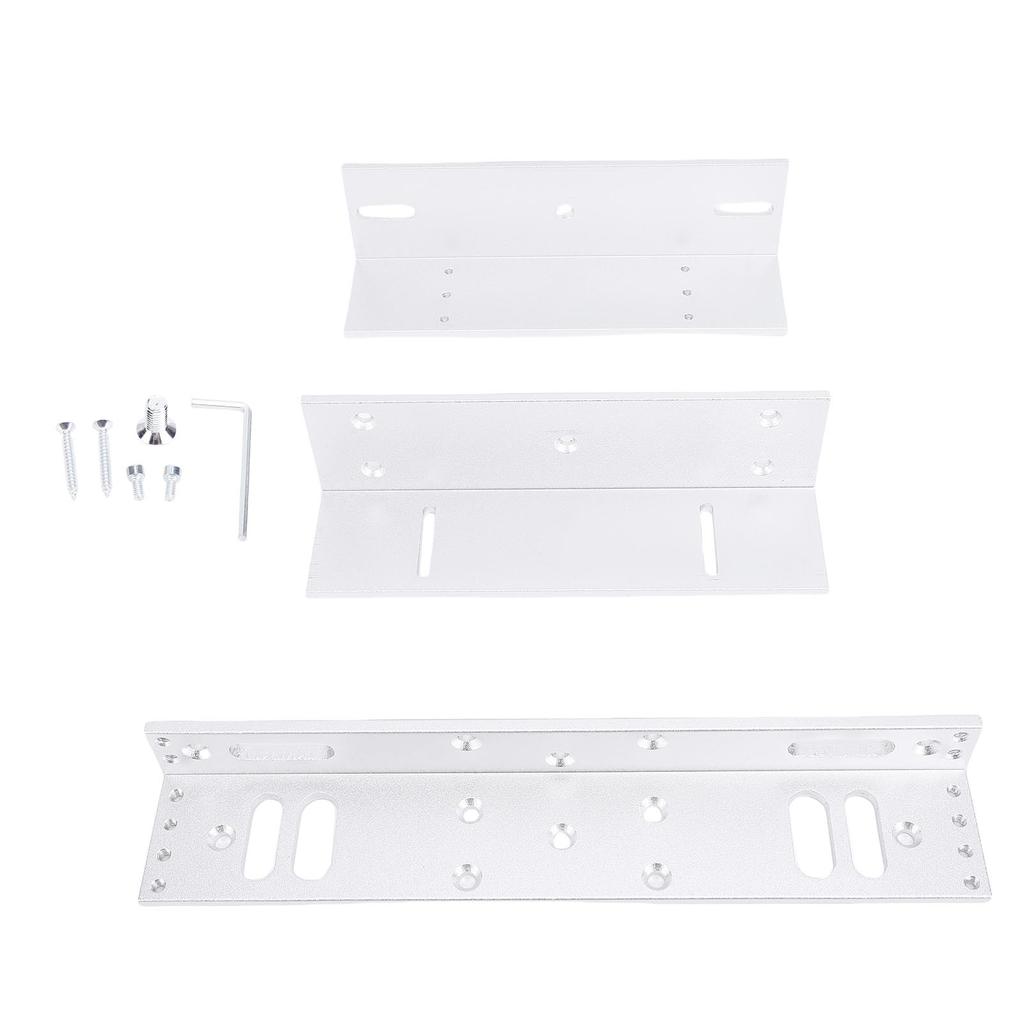 Z and L Bracket for 280KG Holding Force Electromagnet Lock Bracket for Single Door Access Control