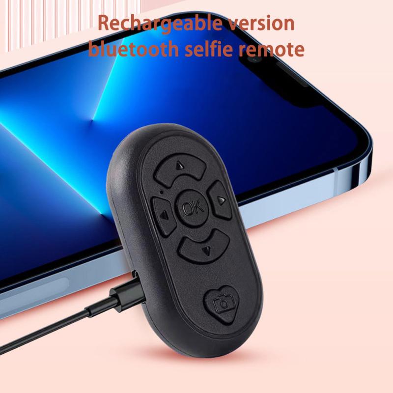 Hot! Usb Rechargeable Remote Control Self-timer Wireless Bluetooth-compatible Shutter Release Selfie Turn