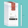 300-Pack Individually Wrapped Disposable Bent Straws