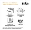 Кофеварка Braun KF 1505 BK PurShine (0X13211069)