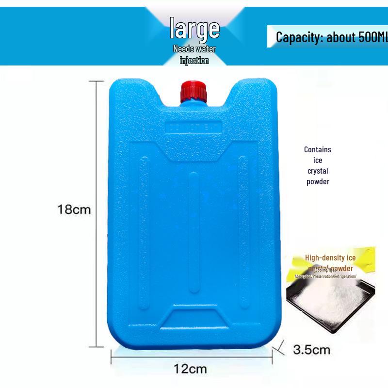 Ice Crystal Cooling Fan: Universal Cold Pack for Food Refrigeration and Cold Chain Transport.