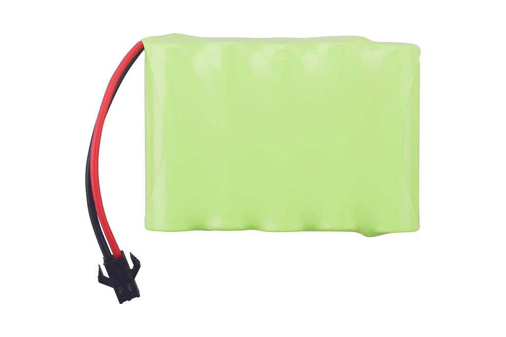 2pcs AA 6.0V 800mAh Rechargeable RC Toy Car with SM2P Plug for RC Truck Stunt Car Excavator Toy Car and USB Charging Cable