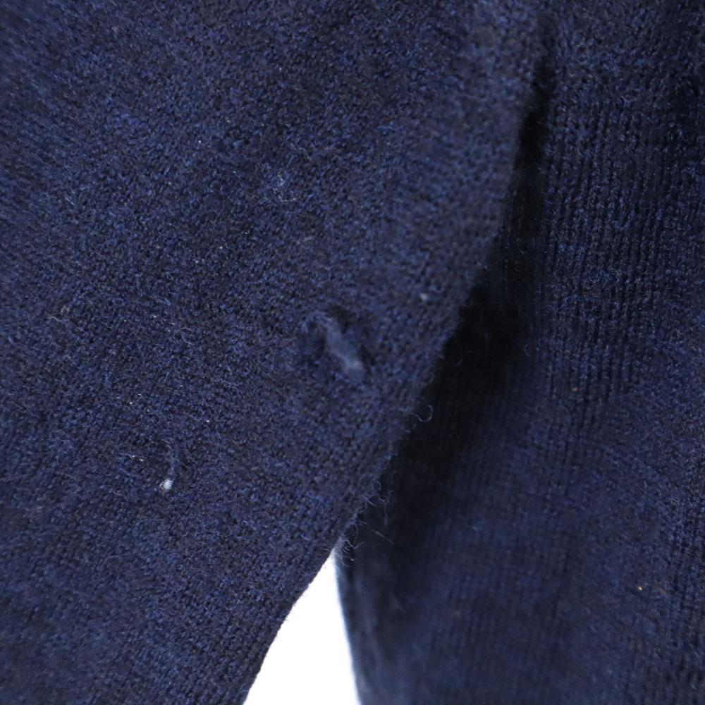 Sacai Made In Japan Long Sleeve V Neck Knit Cardigan 2 Navy Women Used