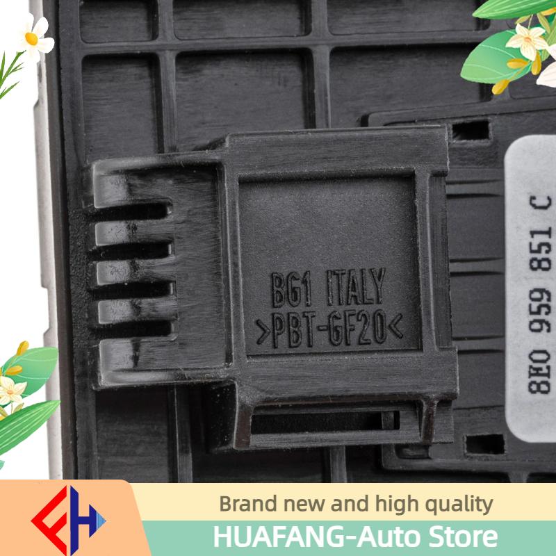 Original Driver Side Window Control Switch Button 8e0959851a5pr,For Tt 2008-2015 2.0/3.2,tts 2009-2015,tt Rs High Quality