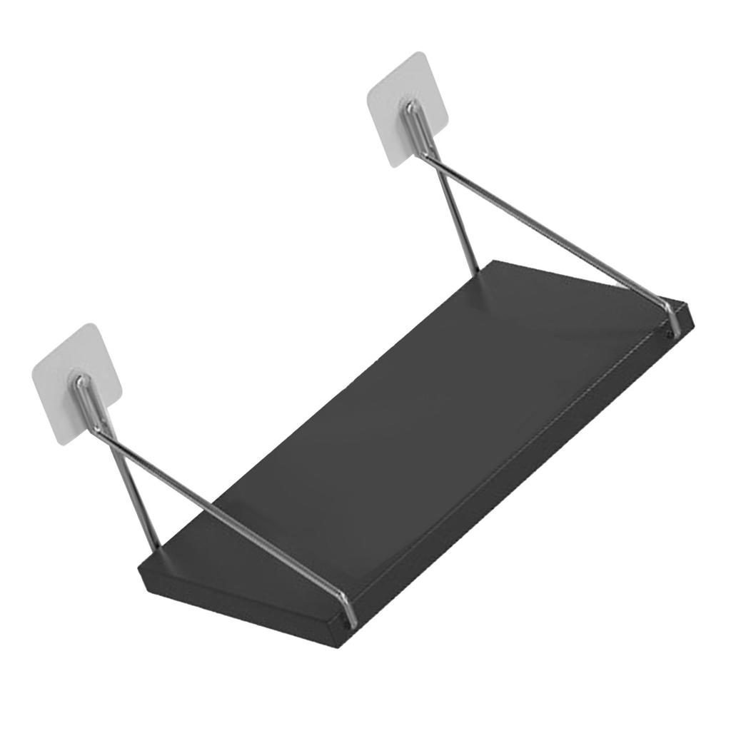 WLAN-Router Wandhalterung Aufbewahrungsbox Einfache Installation Große Kapazität Aufbewahrungsregal für Zuhause Schwarz