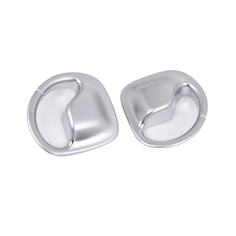 

For Jaguar F-PACE 2016-2020 ABS Silver Car Seat Safety Belt Buckle Panel Cover Trim Sticker Interior Car Accessories