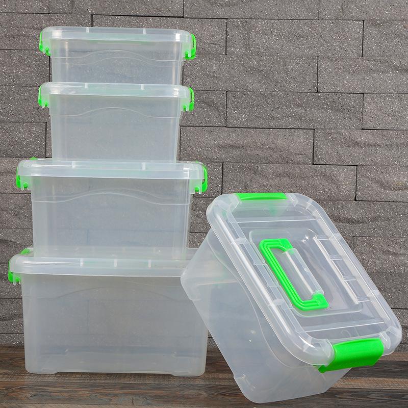 Customizable Transparent Plastic Storage Box for Toys, Cars, and Large Clothes