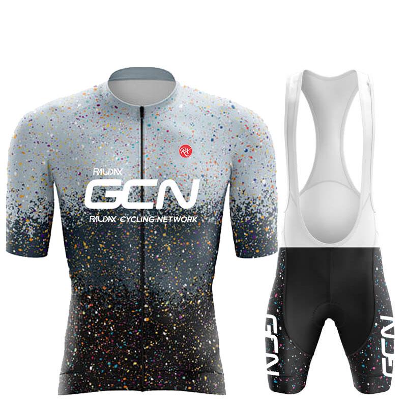 Radtrikot 2025 Herren Sommer Anti-UV Radanzug Atmungsaktiv Rennsport Mtb Fahrrad Sportbekleidung Radbekleidung