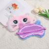 2025 Cute Plush Sleeping Mask Big Eyes Plush Eye Patch Kids Cat Shading Eye Mask Travel Rest Sleeping Aid Eyepatch