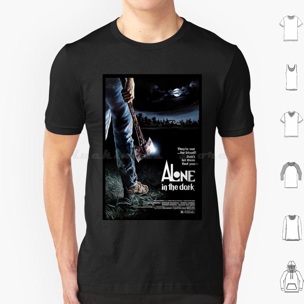 Alone In The Dark T Shirt Cotton Men Women DIY Print Film Movie Movies Horror Classic Vintage 1980s 1970s 80s 70s Cinema Old