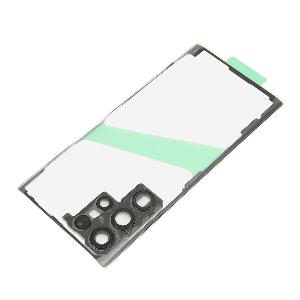 Back Glass Cover Replacement for Galaxy S22 Ultra with Pre Installed Camera Lens Tape Repair Tools