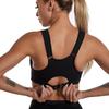 Reggiseno Sportivo con Zip Taglie Forti - Senza Ferretto Antishock Gilet per Yoga e Corsa