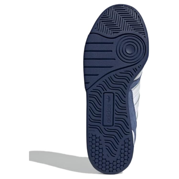 Adidas Originals Courtic Comfortable Lace-Up Non-Slip Durable Low-Top Skate Shoes Unisex Sneakers White Blue JI2554