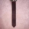Used NIXON Analog A129-019 THE MELLOR Leather Quartz Watch Working Black Dial