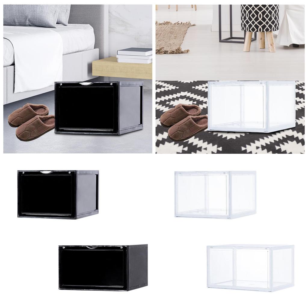 Shoe Rack Holder Multifunctional Thicken Casual Shoes Basketball Shoes Space Saving Shoe Display Case Bin Holder Sneaker Storage
