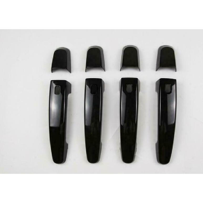 For Chevrolet Traverse 2018-2022 2023 Gloss Black Side Door Handle Cover Trim