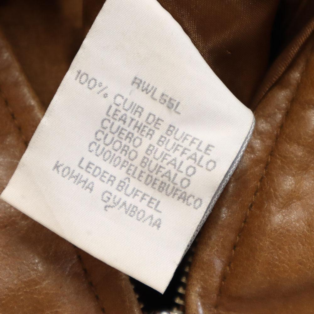 NAF NAF Buffalo leather jacket M Brown Women Used