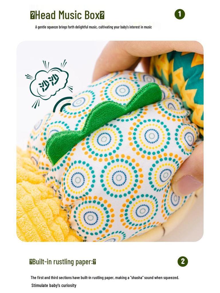 Sozzy Chameleon Plush: Color-Changing, Soothing Music Baby Toy for Newborns and Infants (0-1 Year) Educational & Enlightenment.