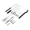 Spray Gun Cleaning Kit Nylon Brass Cleaner Brushes Needles Lubrication Bottle Airbrush Cleaning Kit for Maintenance