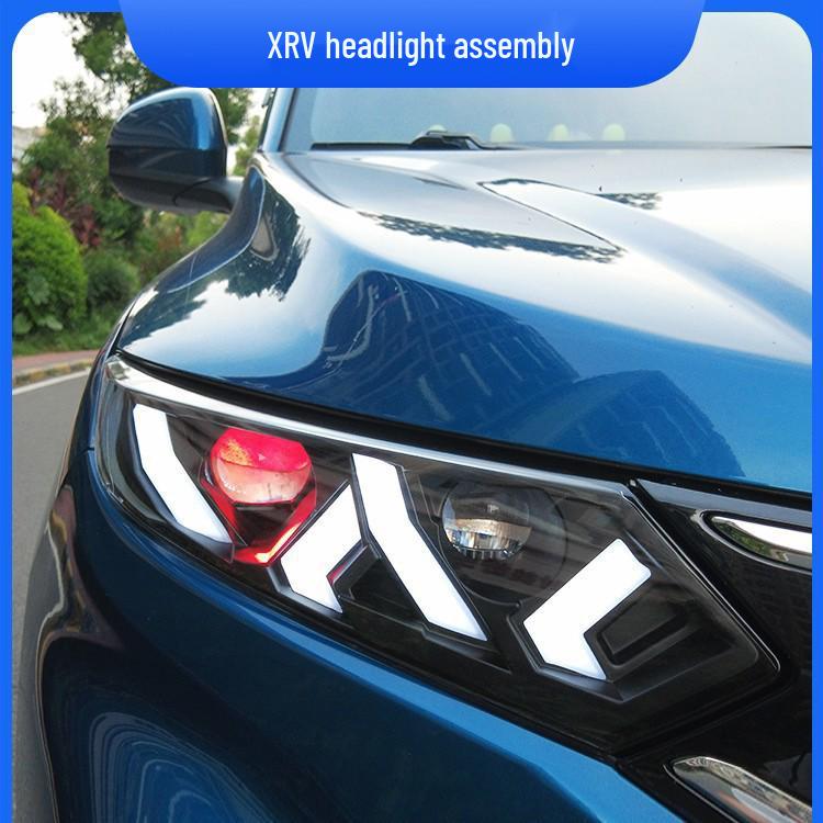

15-22 Honda XRV Светодиодные дневные ходовые огни Двухлинзовая фара в сборе Pair