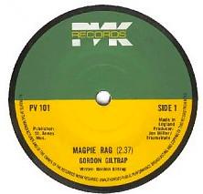 

7inch Record GORDON GILTRAP Magpie Rag PV101 PVK 1981 UK Rock Used