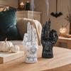 Portainciensos de Mano de Quiromancia de Resina, Soporte, Estatua, Adorno Decorativo Gótico para el Hogar, Palo, Escultura de Palma Mística Antigua para Decoración de Mesa