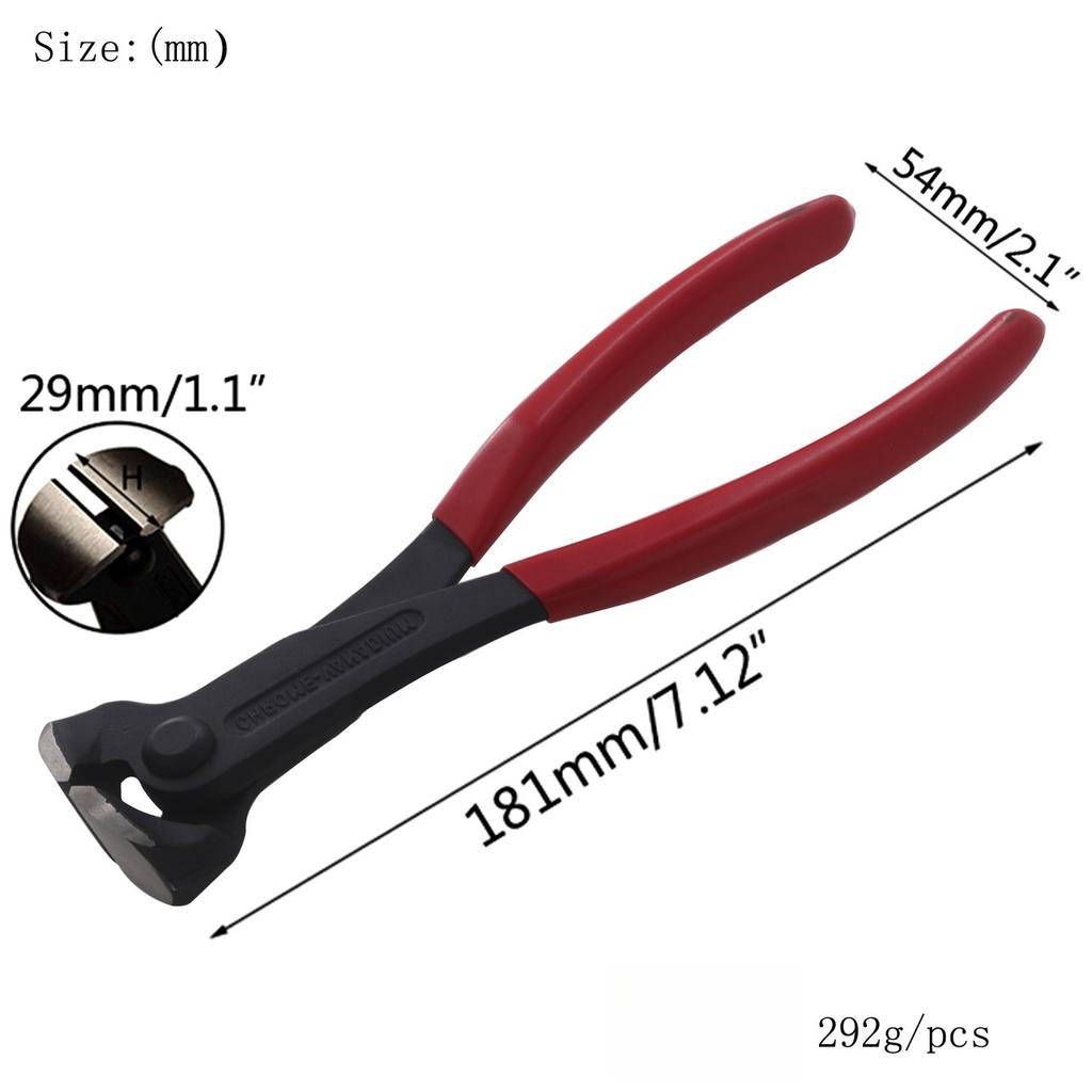 7-inch Multifunctional Guitar Pliers  Fret Cutter  Tuning Peg Remover  String Cutter  Luthier's Tools