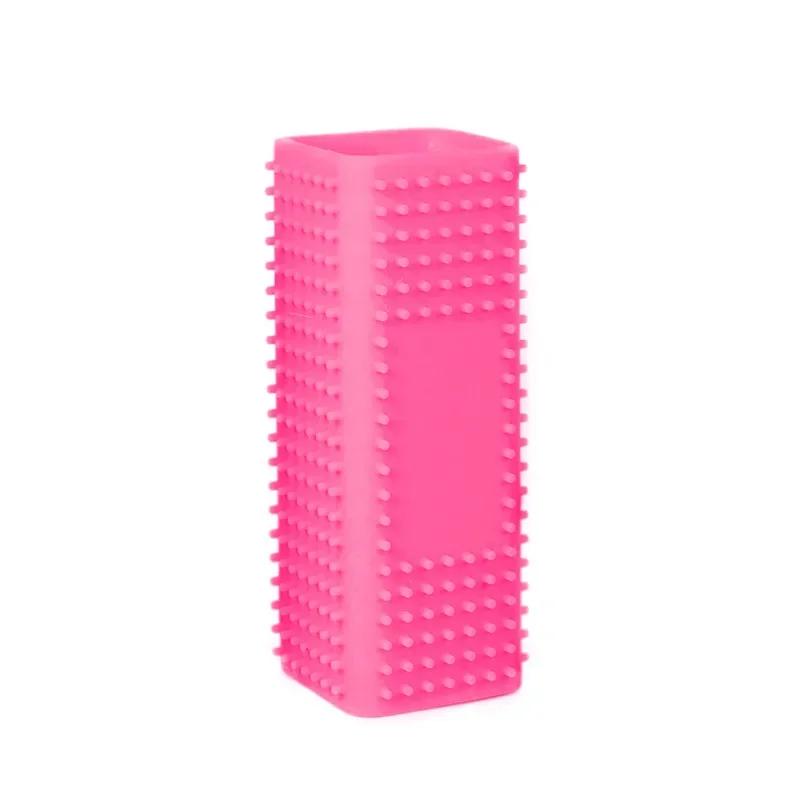 Brosse creuse en caoutchouc de Silicone pour enlever les poils de chien, pour voitures, meubles, tapis, vêtements, brosse de nettoyage pour chiens, fournitures pour animaux de compagnie