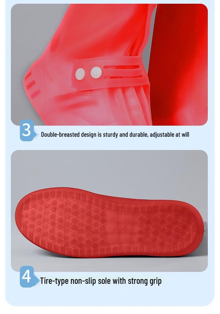 Chaka Waterproof Non-Slip Shoe Covers | Sandproof, Wear-Resistant, Reusable Desert Rain Protection for Adults