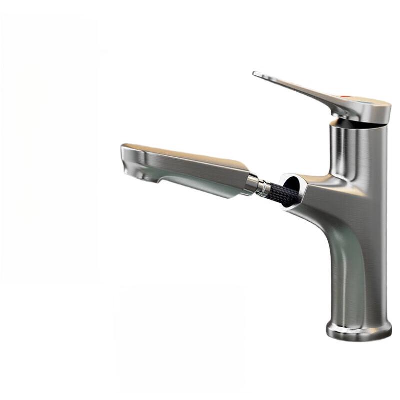 TLXT Sairo Pull-Out Hot & Cold Bathroom Basin Faucet