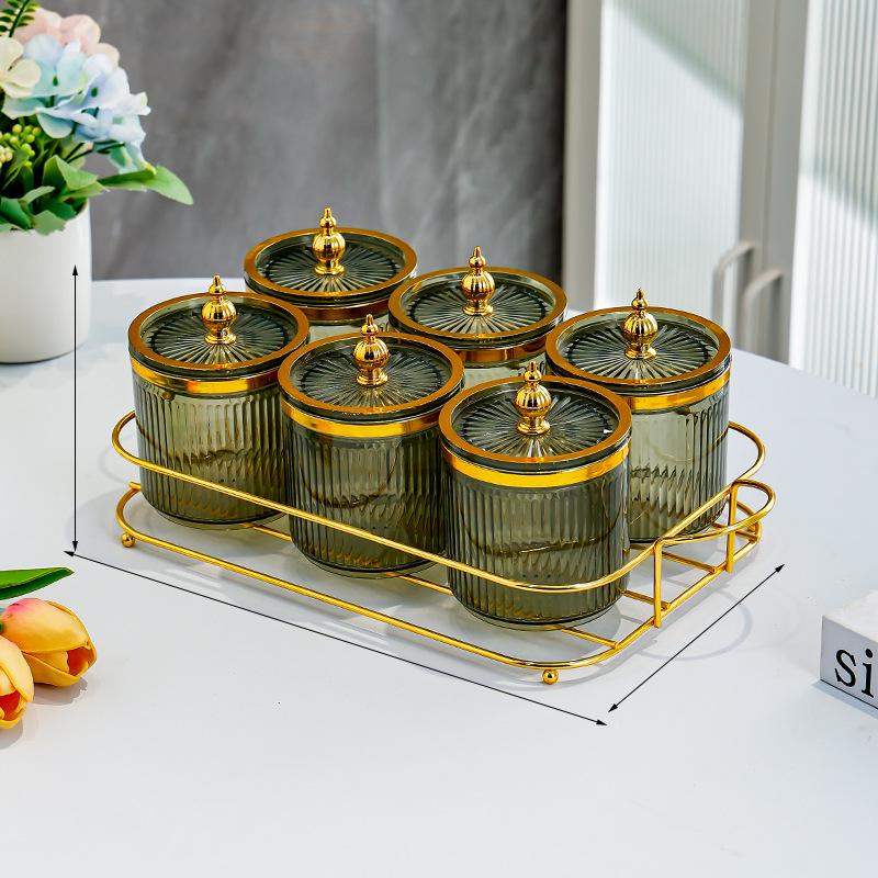 Transparent Food-Grade Plastic Storage Jars for Grains, Snacks, and Dried Goods